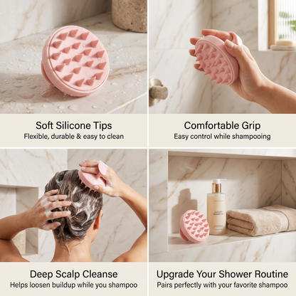 Nevoros - Scalp Massager For Deeper Cleanse & Relaxing Massage